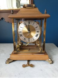 Antique German Salem Mantle Clock 7 Jewels