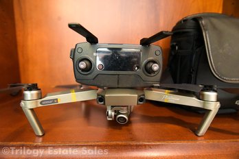 DJI Platinum Mavic Pro Camera Drone With Extra Blades And Carrying Case 2 Batteries