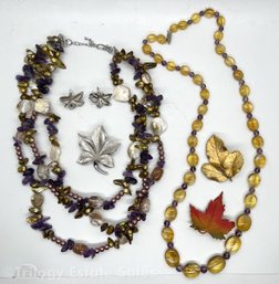 Necklaces And Leaf Jewelry