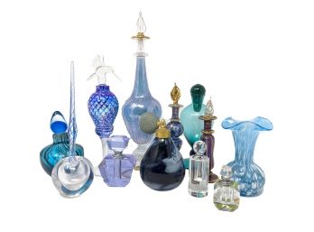 Glass And Crystal Perfume Bottles
