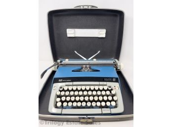 Smith Corona Galaxy 12 Typewriter In Carrying Case