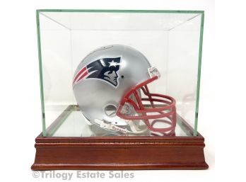 Patriots NFL #29 Shane Vereen Autographed Riddell Mini Helmet In Steiner Display Case