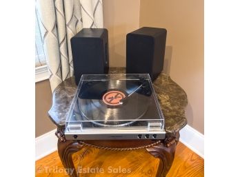 Audio Technica AT-LP60X Record Player & Speakers