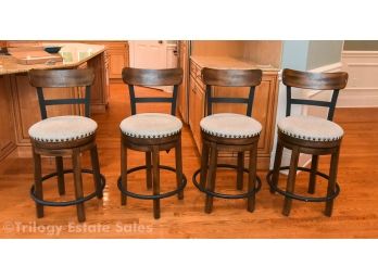 FOUR Ashley Furniture Counter Or Bar Height Stools