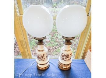 Matching Lamps Globe Top