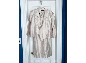 Spenser Jeremy Beaded Silk Sleeveless Dress With Jacket Size 10