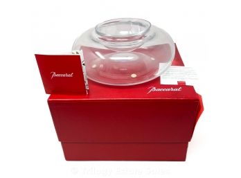 Baccarat Crystal Caviar Bowl In Box