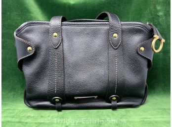Salvatore Ferragamo Pebbled Leather Bag