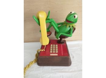 Vintage Kermit The Frog Phone Tested Working