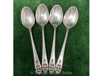 'Queen's Lace' International Silver Demitasse Spoons, Set Of 6 1.325ozt