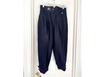 Kleider Habsberg Size 38 Navy Blue Wool Austrian Pants
