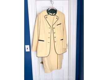Kleider Habsberg Yellow And Green Dress With Jacket In The Austrian Style