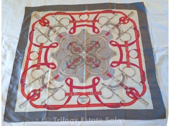 Hermes Eperon D'or Silk Scarf Carre 90