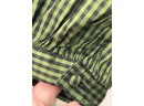 Tostmann Trachten Size 38 Green & Black Check Silk Traditional Austrian Dress
