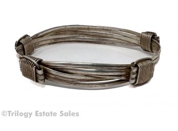 Made In Kenya Sterling Silver Adjustable Bracelet
