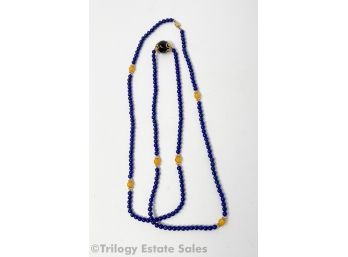Lapis Lazuli Small Bead Necklace