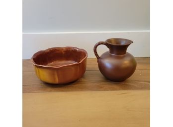 Brown Haeger Pottery Lot