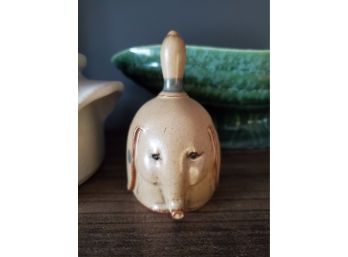 Vintage Elephant Bell - Pottery