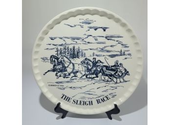 Currier & Ives Sleigh Ride Plate