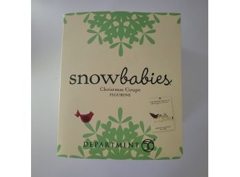 Snowbabies Christmas Coupe Figurine, In Box