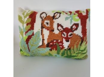 Deer Pillow, Handmade