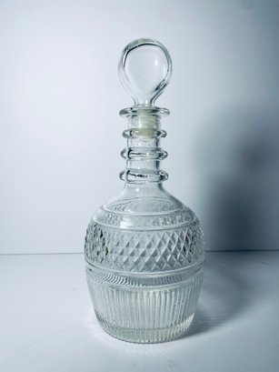Vintage Glass Whiskey Decanter By Tiffany & Co.