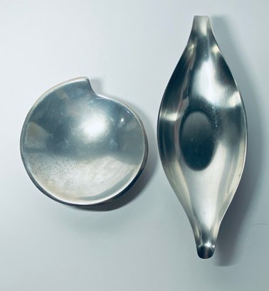 Two Organic Modern Serving Pieces