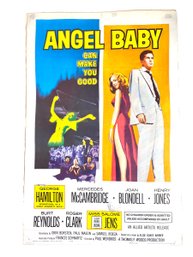 Vintage Marquee Poster For Angel Baby Circa 1961