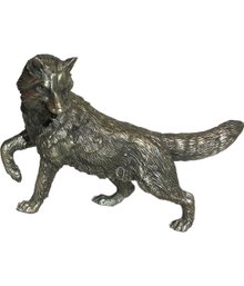 Wallace Pewter Wolf Figurine