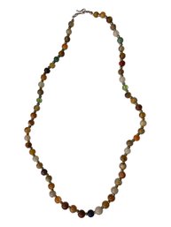 Vintage Agate Bead Necklace