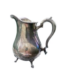 King George Silver Plate Footed Pitcher