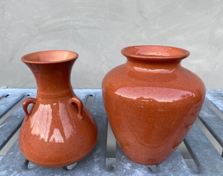 A Pair Of Mid Century Trenton Pottery Company Vases