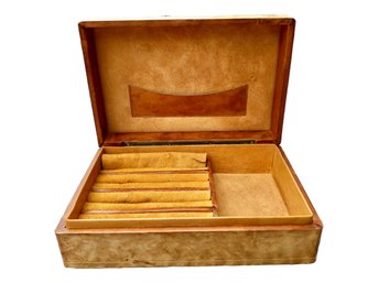 Italian Leather And Suede Dressing Box