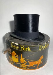 Authentic Antique Beaver Fur Top Hat
