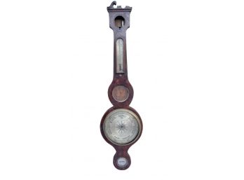 C. Realini Preston Barometer Clock Circa 1835