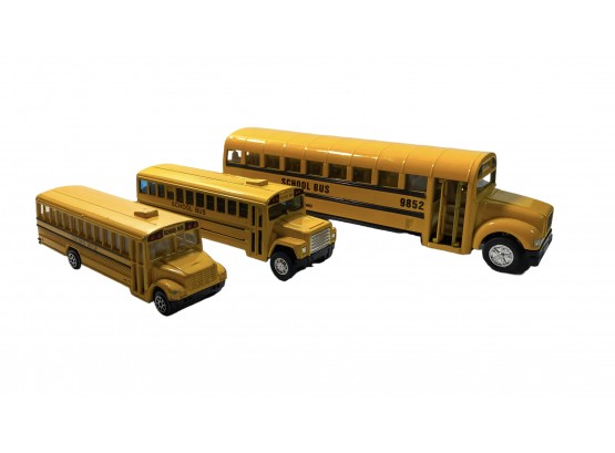 Three School Bus Models