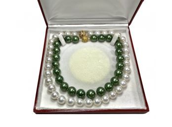 Fabulous Pair Of Faux Pearl Necklaces