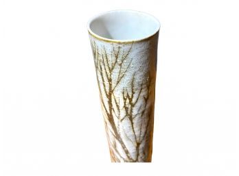 Tall Mid-Century Glazed Ceramic Vase