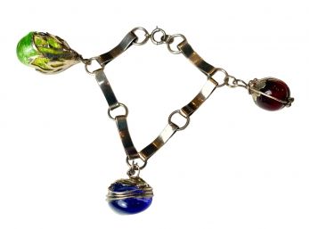 Arts & Crafts Colored Glass Bracelet