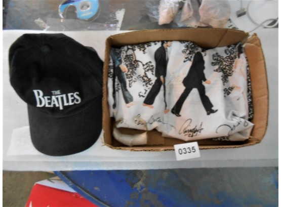 Beatles Shirt  And Beatles Baseball Hat