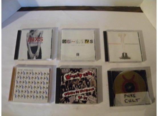 6 CD's - INXS, Police And More - Lot 125