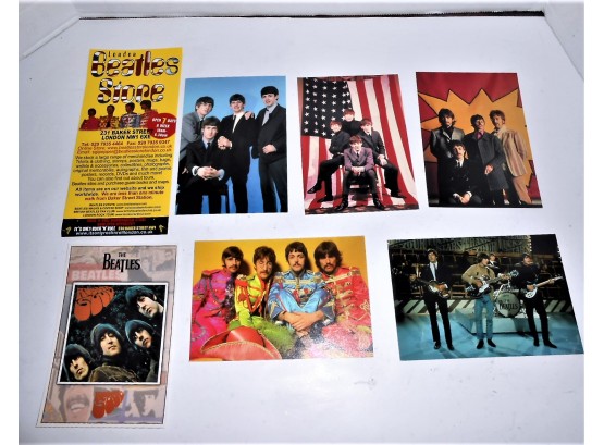 Beatles Memorabilia - Post Cards, Stickers And More - Lot 164