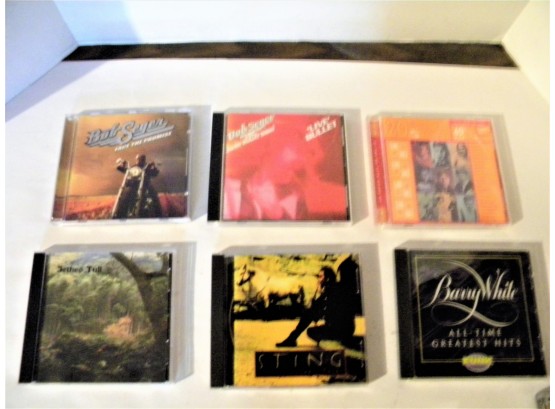 6 CD's - Seger, Tull  And More - Lot 130