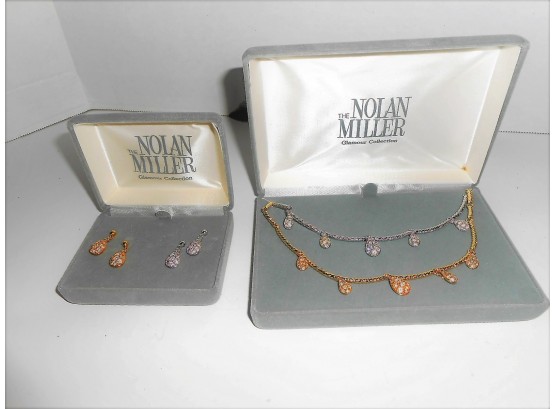 Nolan Miller Pendant , Chain & Earrings - Lot 30