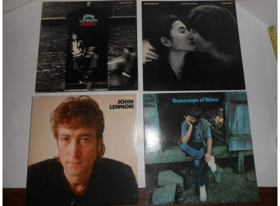 4 Albums Beatles, John & Ringo - Lot 150