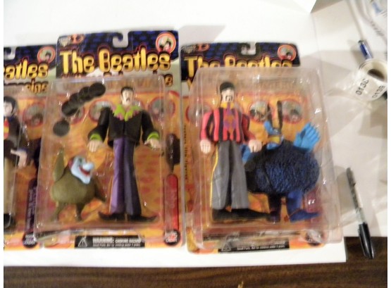 The Beatles As Sgt. Pepper's LHCB From Yellow Submarine Packaged Figurines