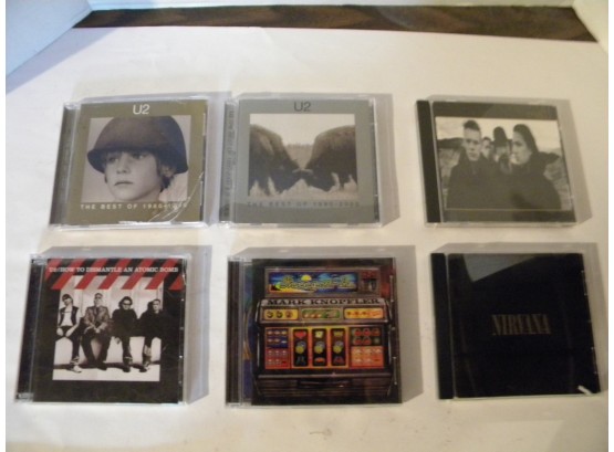 6 CD's - U2, Nirvana And More - Lot 131