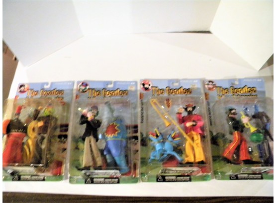 The Beatles  Characters From The Yellow Submarine Movie Packaged Figurines