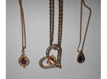3 Necklaces - Lot 299