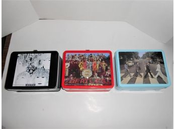 3 Beatles Lunch Boxes - Lot 180